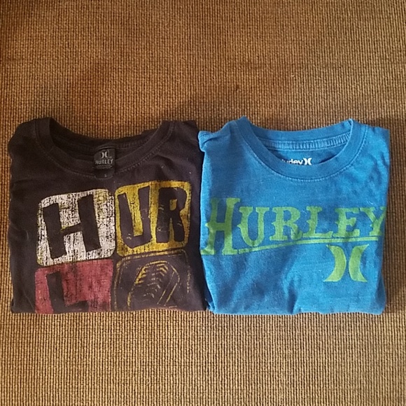 NWT Boys Childs Size Small Hurley Shirt Black And Blue #1